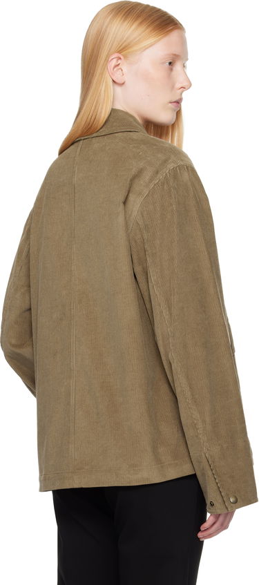 Takki Burberry Burberry Corduroy Buttoned Jacket Vihreä | 8110217, 2