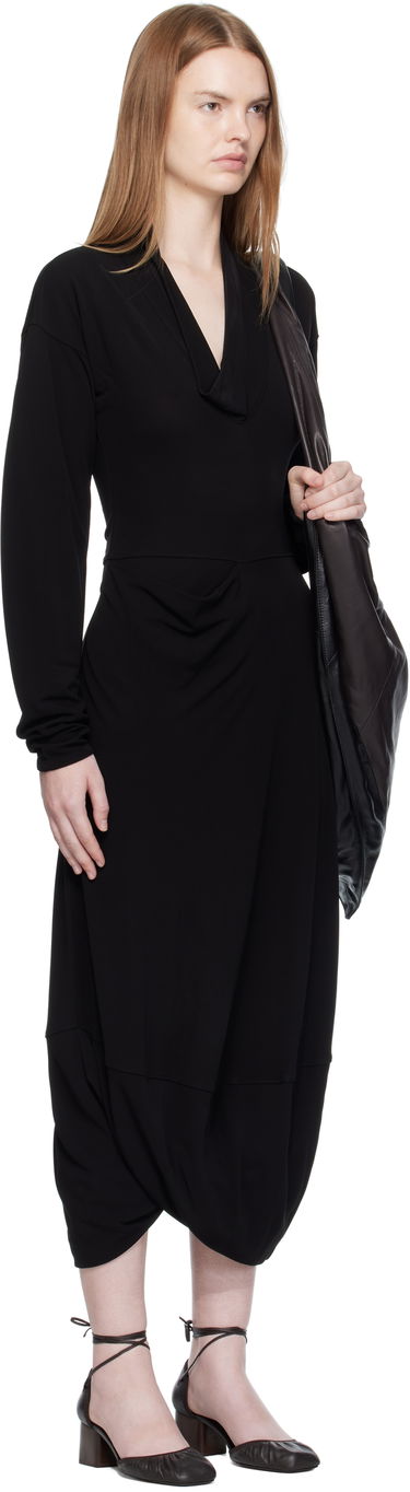 Mekko LEMAIRE LEMAIRE V Neck Maxi Dress Punainen | DR1127 LJ1040, 4