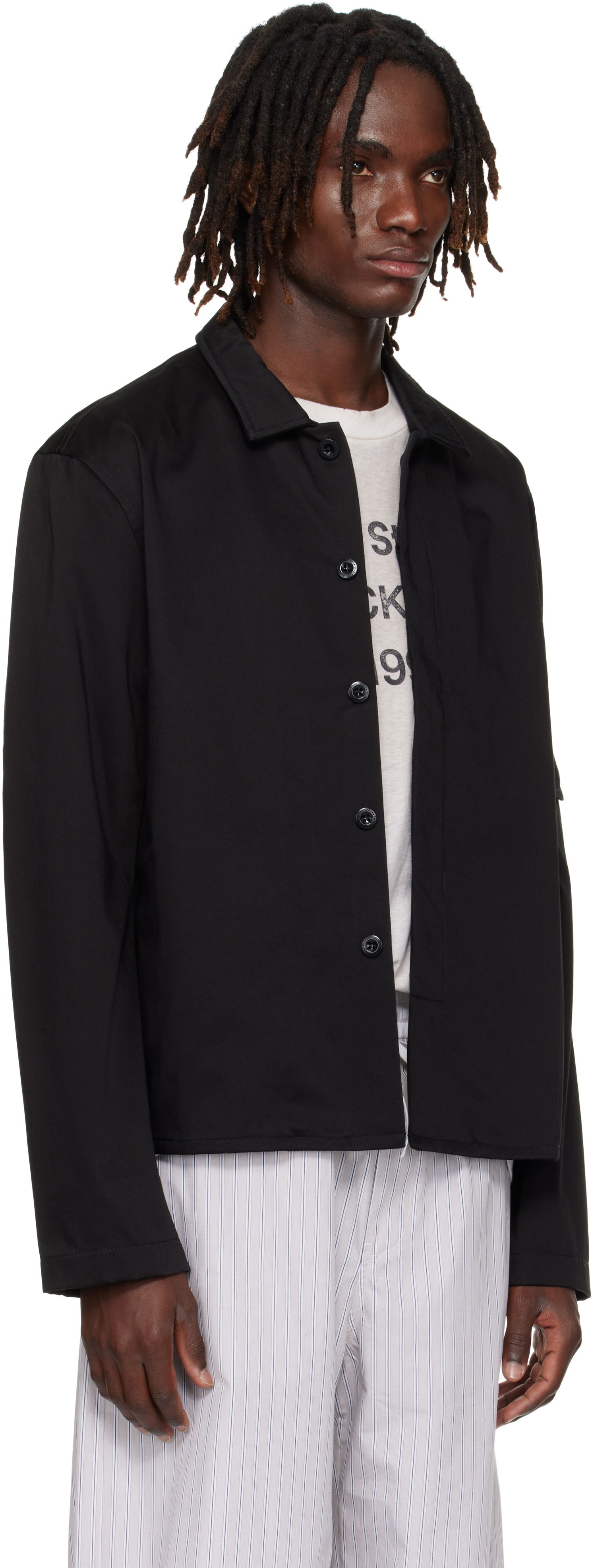 Takki Acne Studios Acne Studios Satin Jacket Musta | B90833-, 1