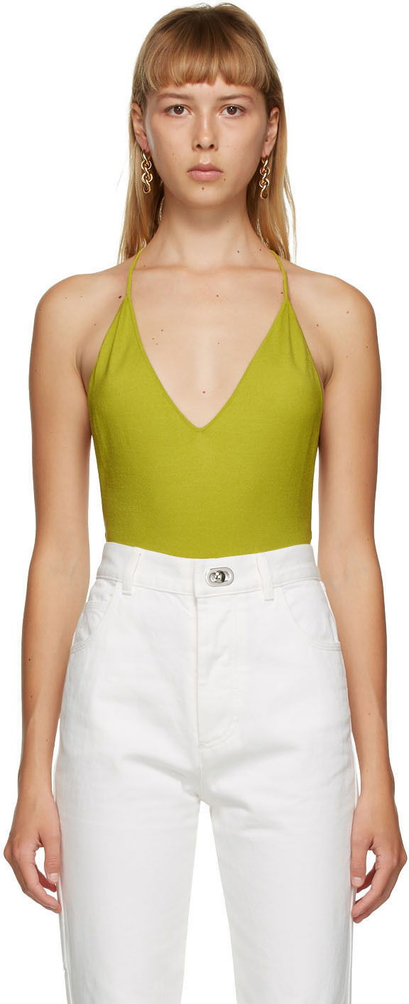 Body Bottega Veneta Green Cashmere Bodysuit Vihreä | 638604 V07L0