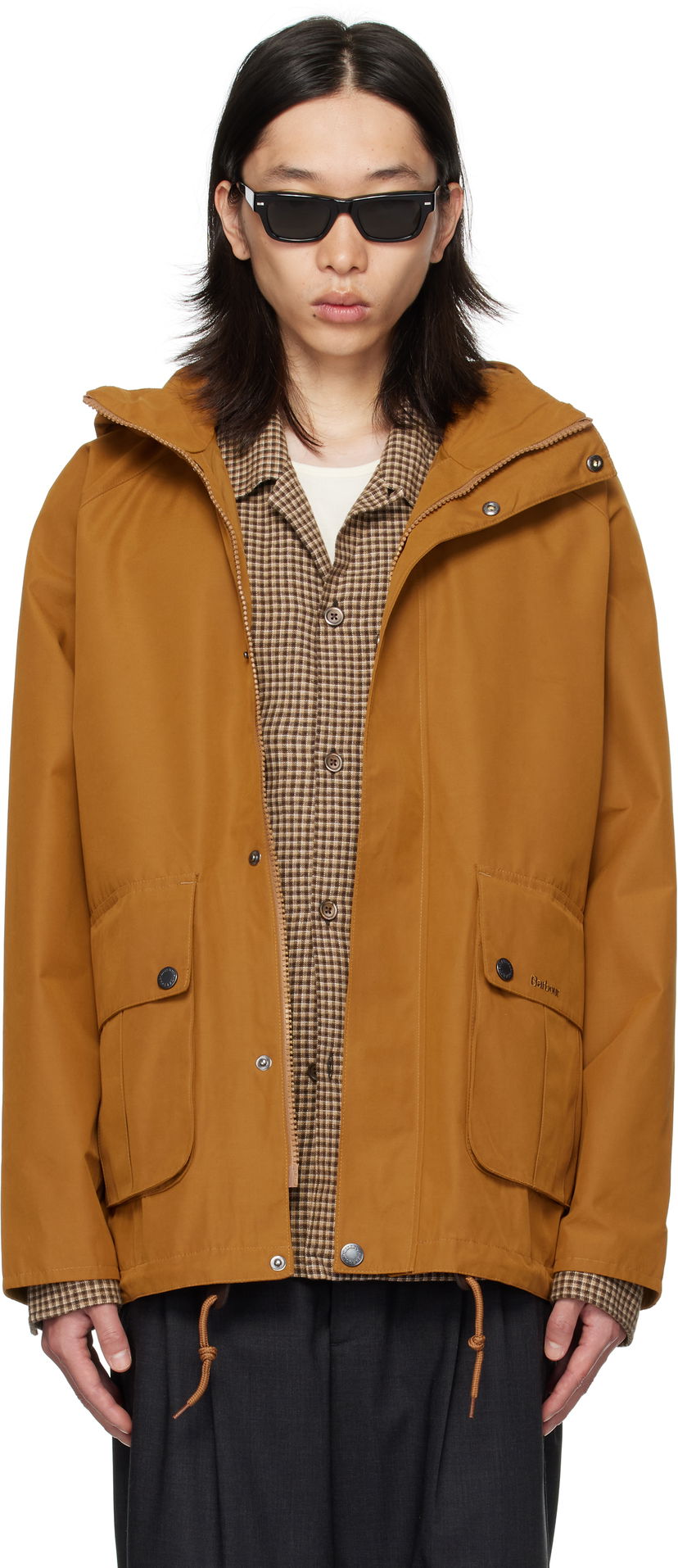 Takki Barbour Barbour Re-Engineered Wading Spey Showerproof Jacket Ruskea | MSP0153SN52