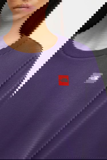 Huppari The North Face Plain Cropped Crewneck Sweatshirt Redbox Violetti | NF0A8EFY1JI1, 3