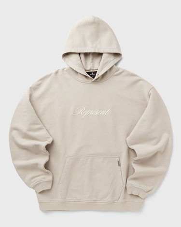 Huppari Represent Clo Represent Script Logo Hoodie Beige | MLM100028-25, 1