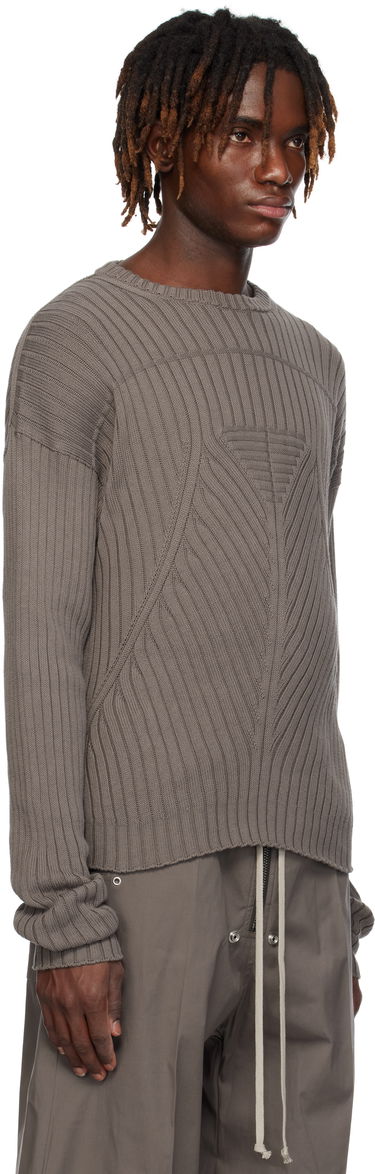 Villapaita Rick Owens Rick Owens Hollywood Round Neck Sweater Harmaa | RU01E5664 KEC, 1