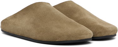 Tennarit ja kengät The Row The Row Hudson Suede Slide Loafers Vihreä | F1705-L302, 3