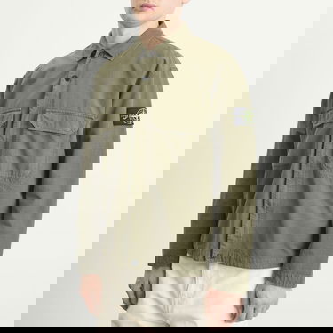 Takki Stone Island Ripstop Zip Shirt Jacket Vihreä | K2S151200009-V0054, 5