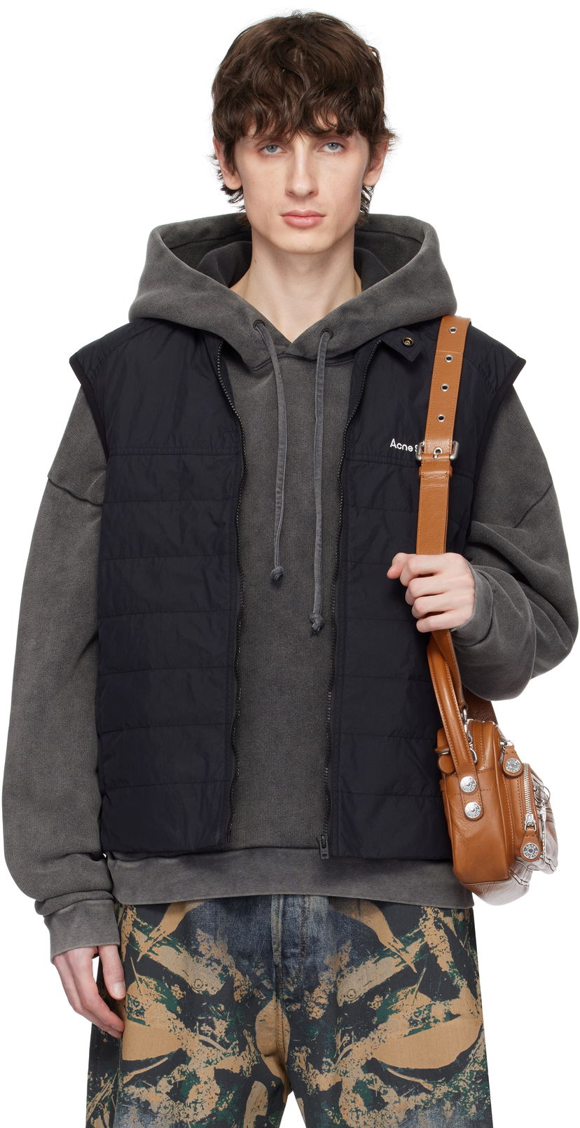 Liivi Acne Studios Acne Studios Quilted Down Vest Musta | B90804-