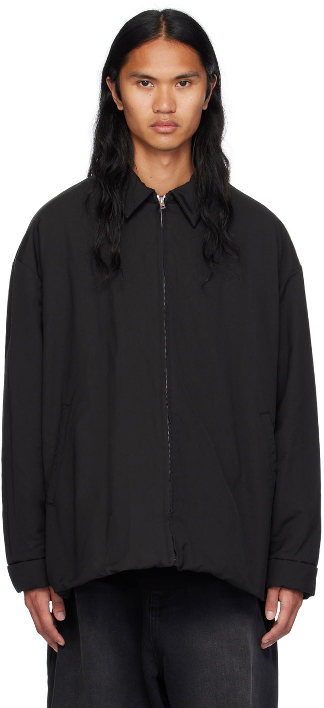 Tuulitakki We11done We11done Zip Jacket Musta | WD-JP2-24-064-M-BK