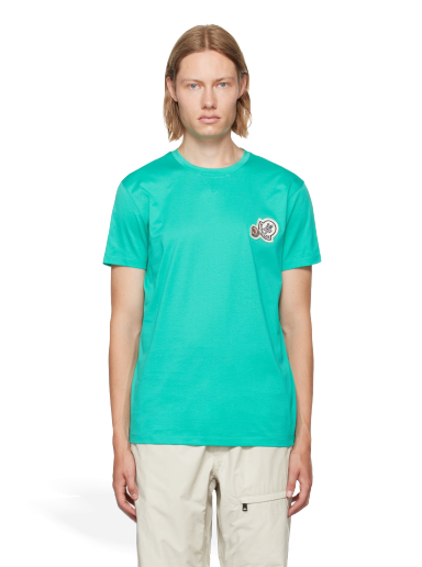 T-paita Moncler Logo T-Shirt Vihreä | H20918C000268390Y