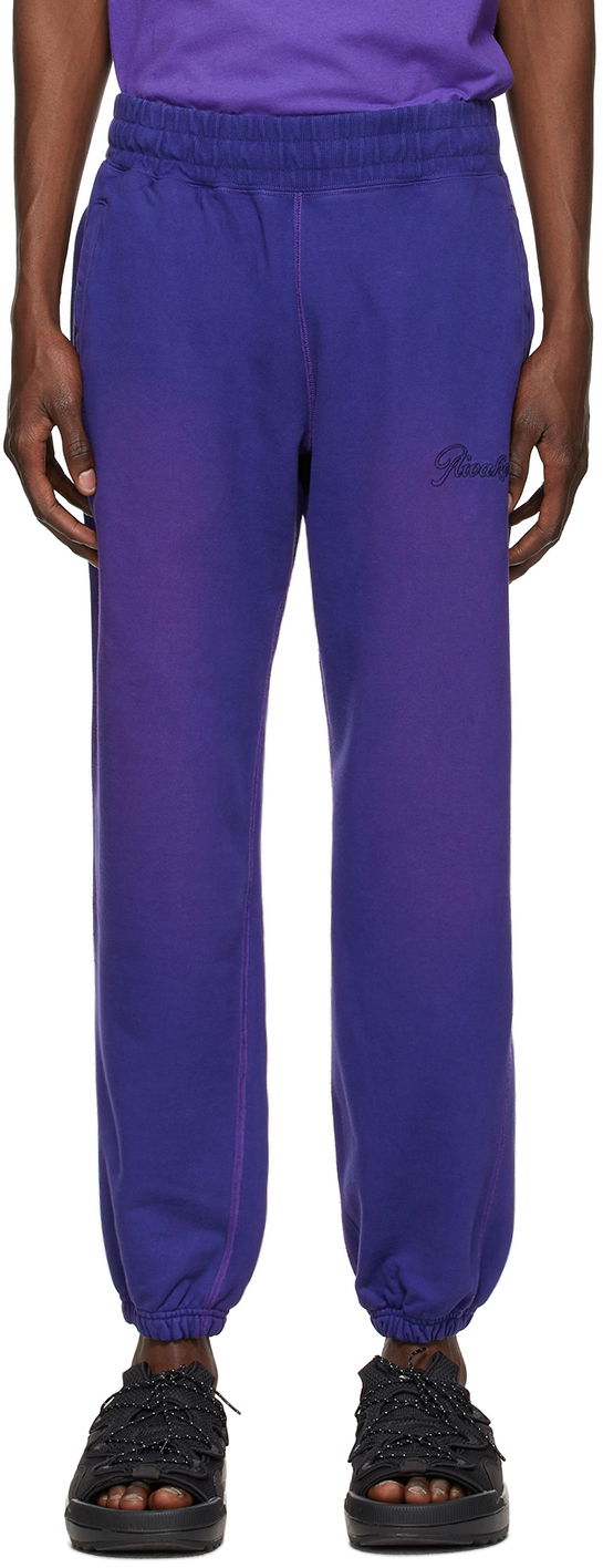 Verryttelyhousut Awake NY Awake NY Sun-Bleached Logo Lounge Pants Violetti | AWK-SS21-PT001