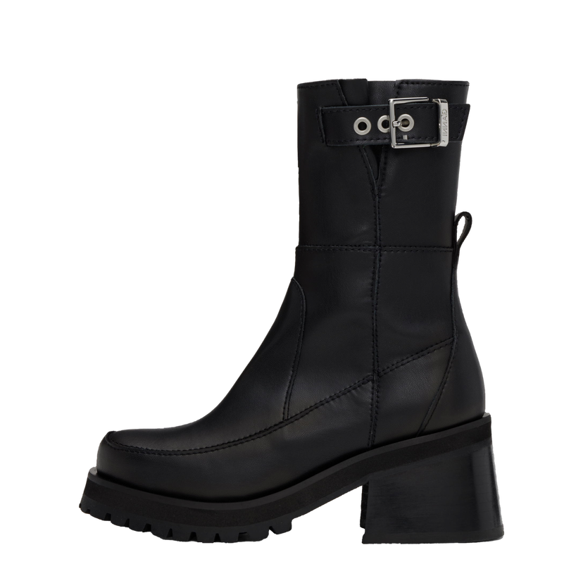 Tennarit ja kengät GANNI Buckle Platform Boots Musta | S2784