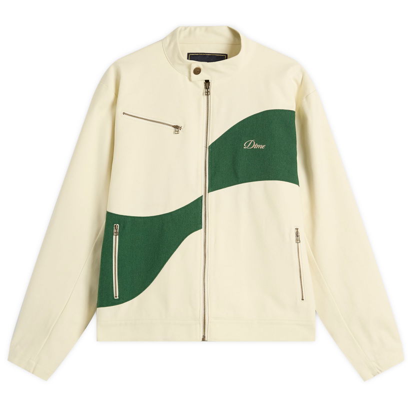 Takki Dime Moto Jacket, Size Large Beige | DIME2SP252CRE