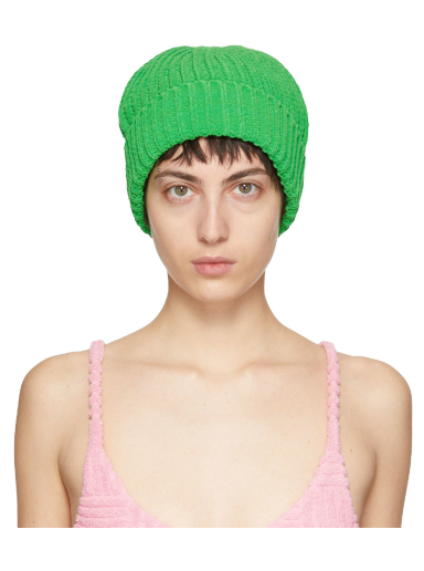 Pipo Bottega Veneta Heavyweight Chenille Beanie Vihreä | 689202 V1MS0
