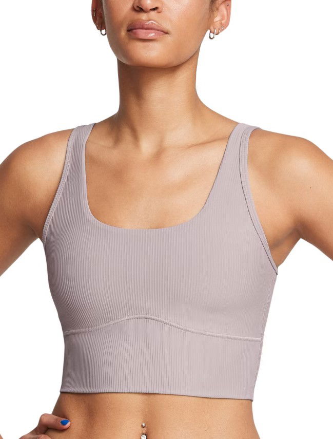Rintaliivit Under Armour Ribbed Crop Tank Violetti | 1386613-015