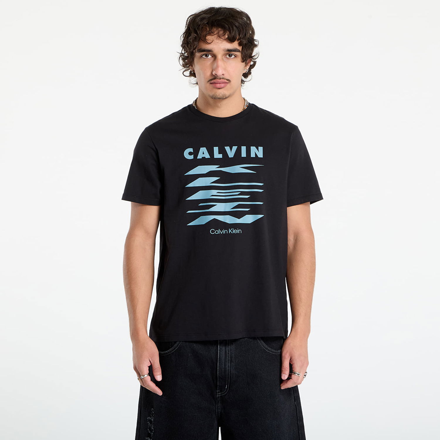 T-paita CALVIN KLEIN Calvin Klein Jeans Graphic Tee Musta | LV04RD815G UB1, 0