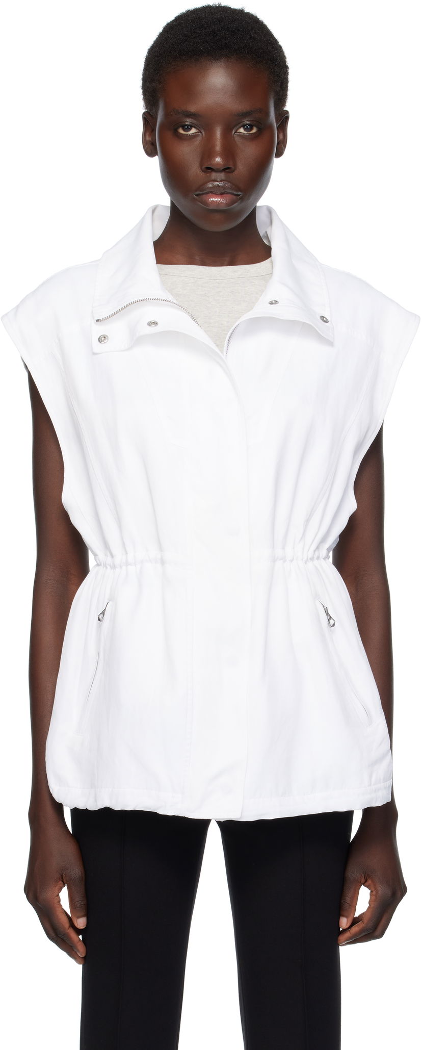 Liivi rag & bone Rag & Bone Monica Sleeveless Vest Valkoinen | WAW25P40062906