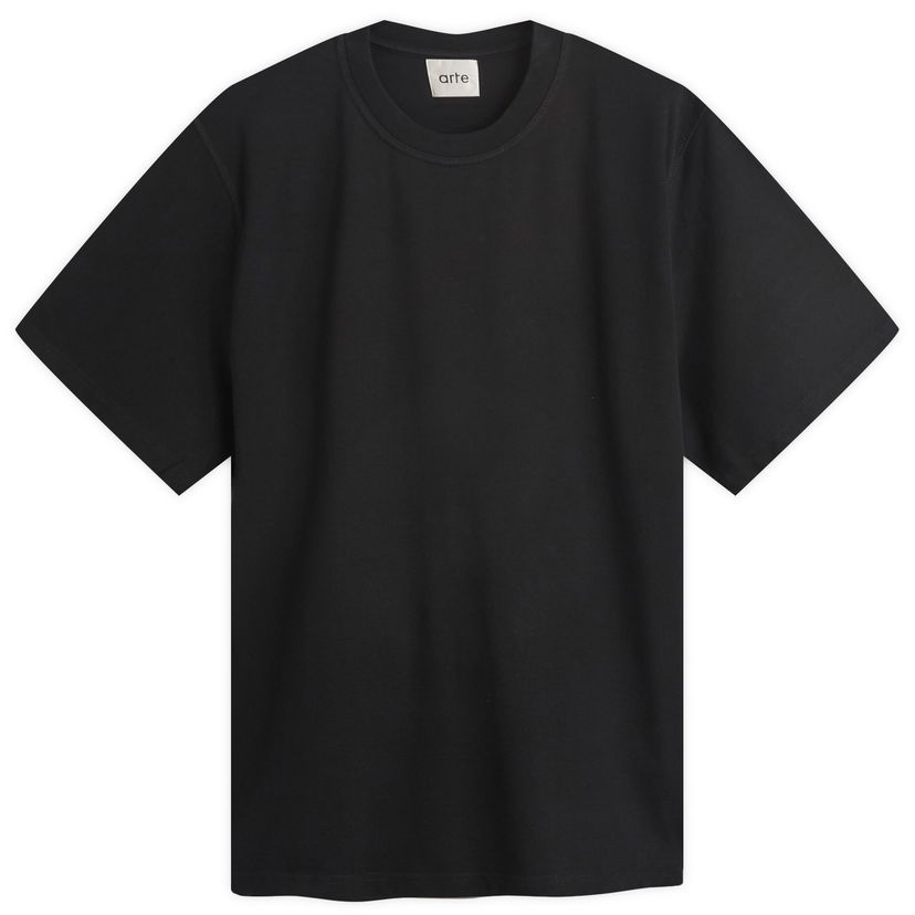 T-paita Arte Antwerp Diels Stitch T-Shirt, Size Large Musta | AW25-094T-BLK