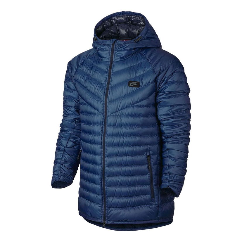 Puffer takki Nike Sportswear Guild Down Jacket Sininen | 822861-423