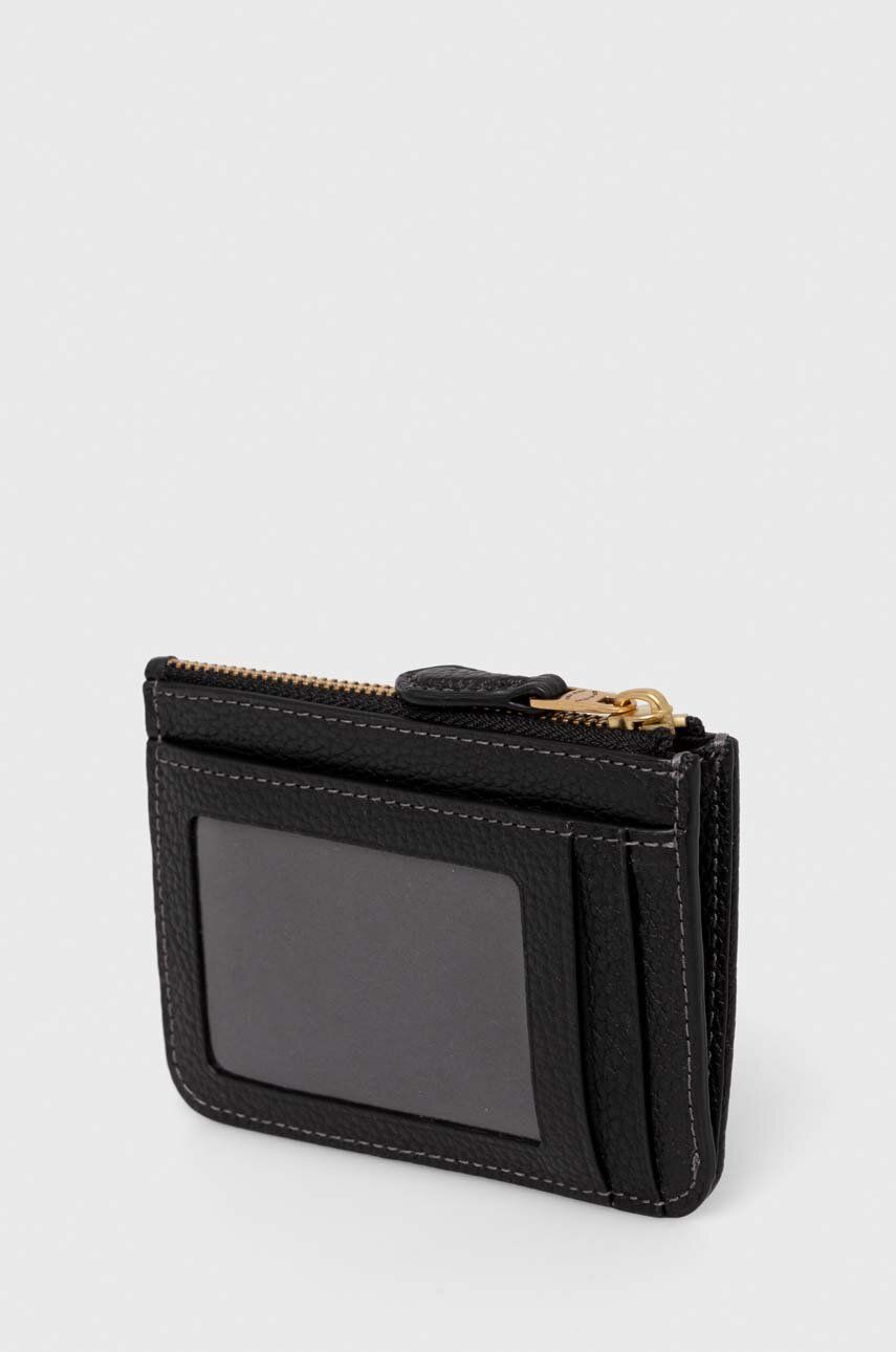 Avaimenperät Coach Leather Key Case Musta | CR550, 1