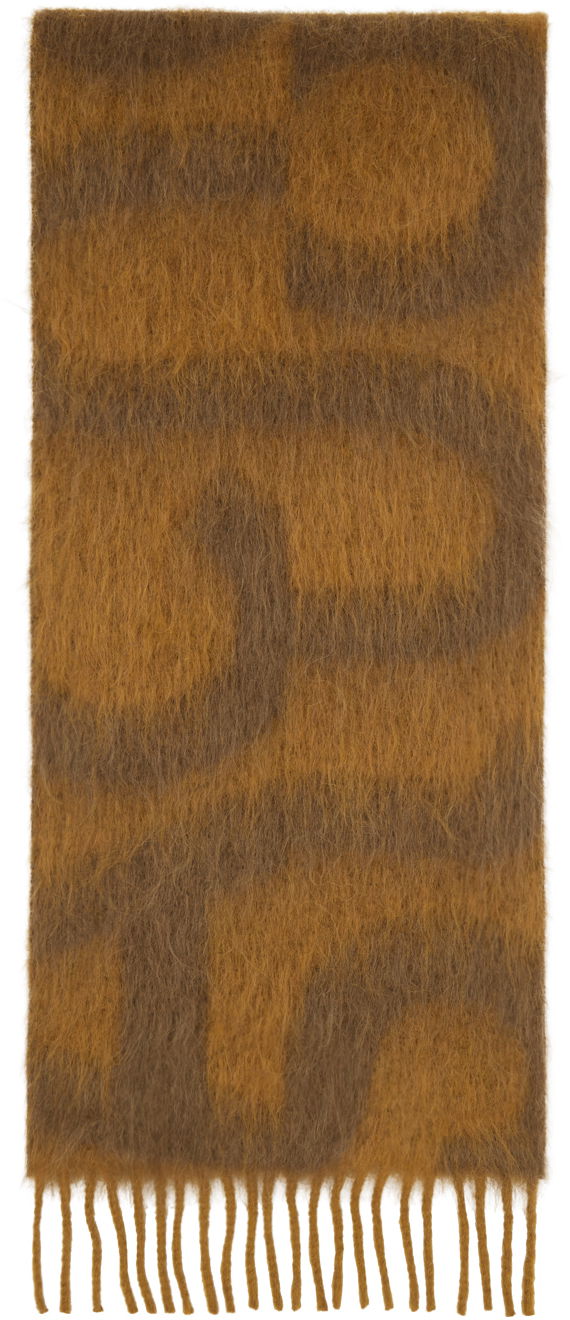 Huivi Acne Studios Logo Scarf Ruskea | CA0311-