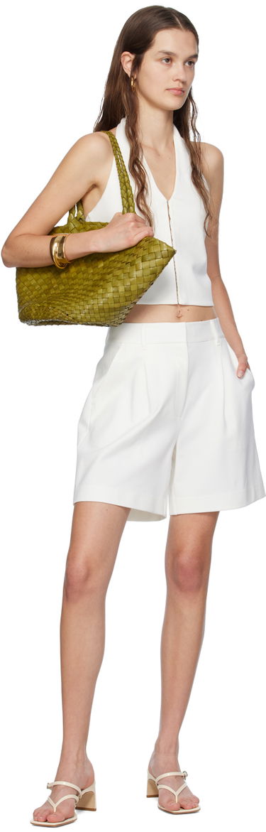 Shortsit rag & bone rag & bone Women's Irina Tailored Shorts Valkoinen | WAC24PT020LC20, 3
