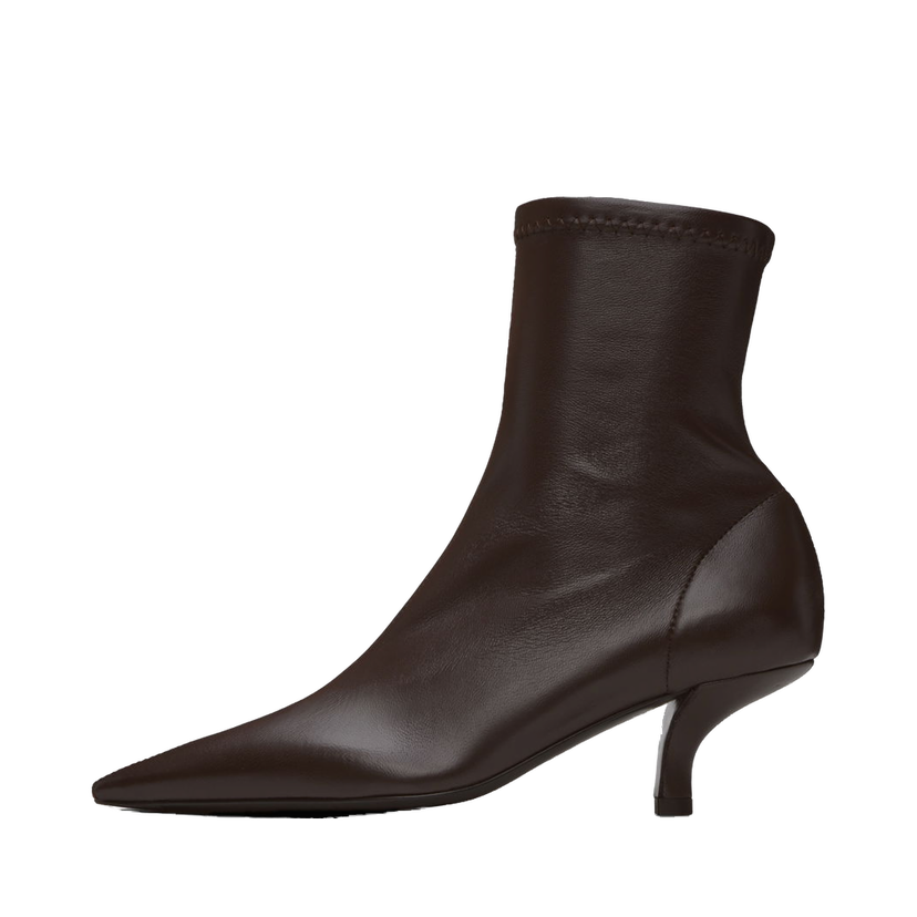 Tennarit ja kengät TOTEME 'The Heeled Sock' Kitten Heel Boots Ruskea | 244-WAS0161-LE0089