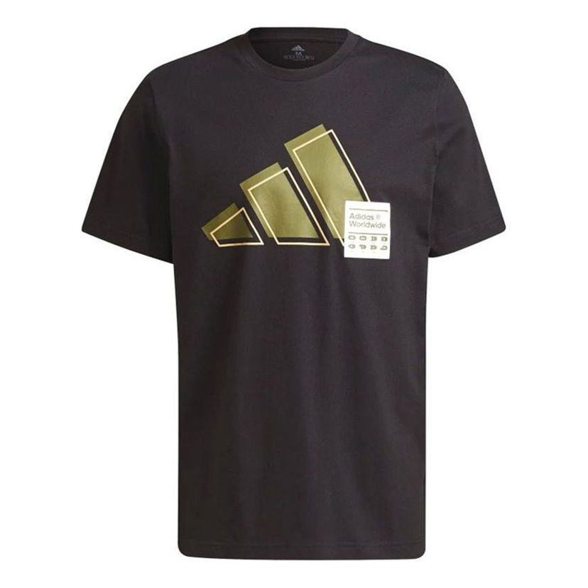 T-paita adidas Originals 3Bar Logo Graphic T-Shirt Musta | GU3643