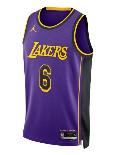 Jersey Jordan Dri-FIT NBA Los Angeles Lakers Statement Edition 2022 Swingman Jersey Violetti | DO9530-505