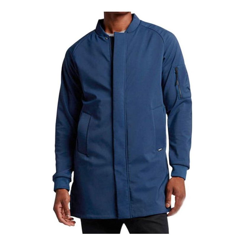 Bomber-takki Nike Stand Collar Jacket with Zipper Pockets Sininen | 822239-423