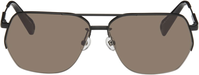 Aurinkolasit Jacquemus Aviator Sunglasses Musta | JAC67C2SUN