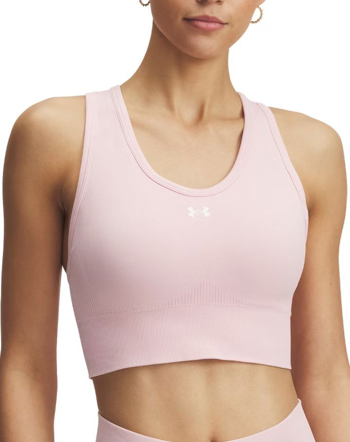 Rintaliivit Under Armour Under Armour Vanish Seamless Mid Sports Bra Vaaleanpunainen | 1384419-647