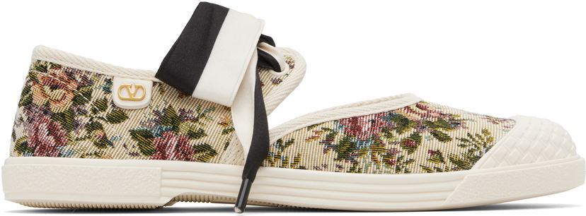 Tennarit ja kengät Valentino Valentino Garavani Bow Floral Jacquard Monivärinen | 7W2S0LH9XAA