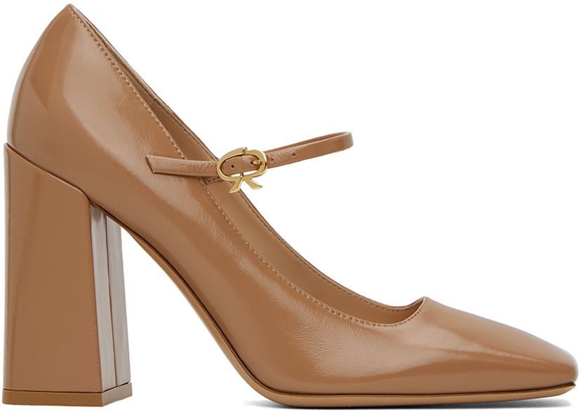 Tennarit ja kengät Gianvito Rossi Square Toe Pumps Ruskea | G22202.95RIC.NUI