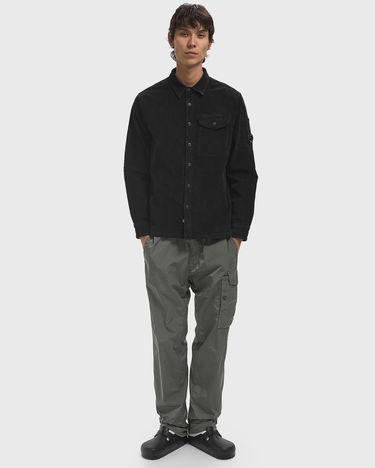 Paita C.P. Company Corduroy Long Sleeve Shirt Musta | 19CMSH071A006410O-999, 2