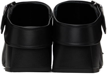 Tennarit ja kengät Courrèges Leather Mules With Buckle Musta | 124SCS096CV0027, 1