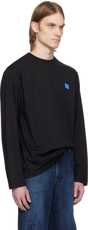 T-paita ADER ERROR ADER error Sig; TRS Tag 01 Long Sleeve T-Shirt Musta | BO42FYTS0201BK, 1