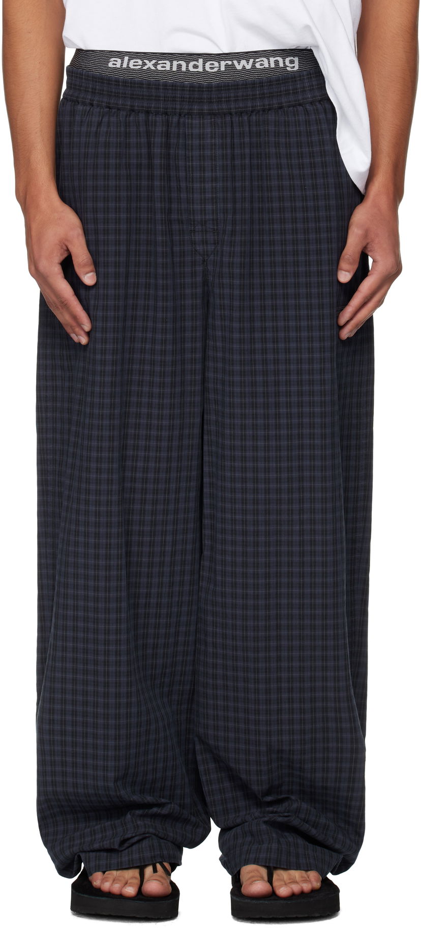 Housut Alexander Wang Alexander Wang Relaxed Trousers Sininen | 6WC3254885