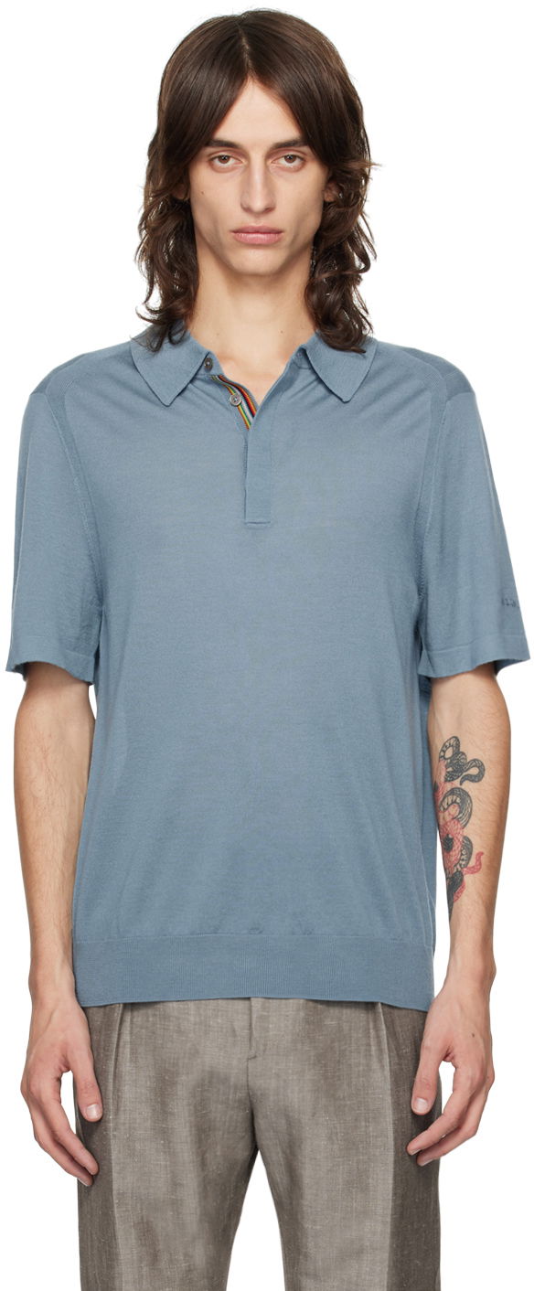 Poolopaita Paul Smith Paul Smith Spread Collar Polo Sininen | M1R-903Y-M02093-42