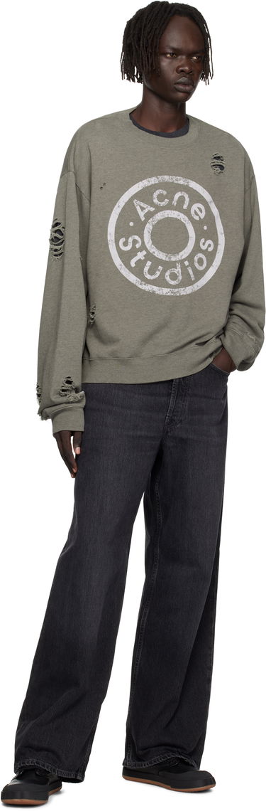 Jeans Acne Studios Acne Studios Faded Loose-Fit Jeans Musta | C00090-, 3