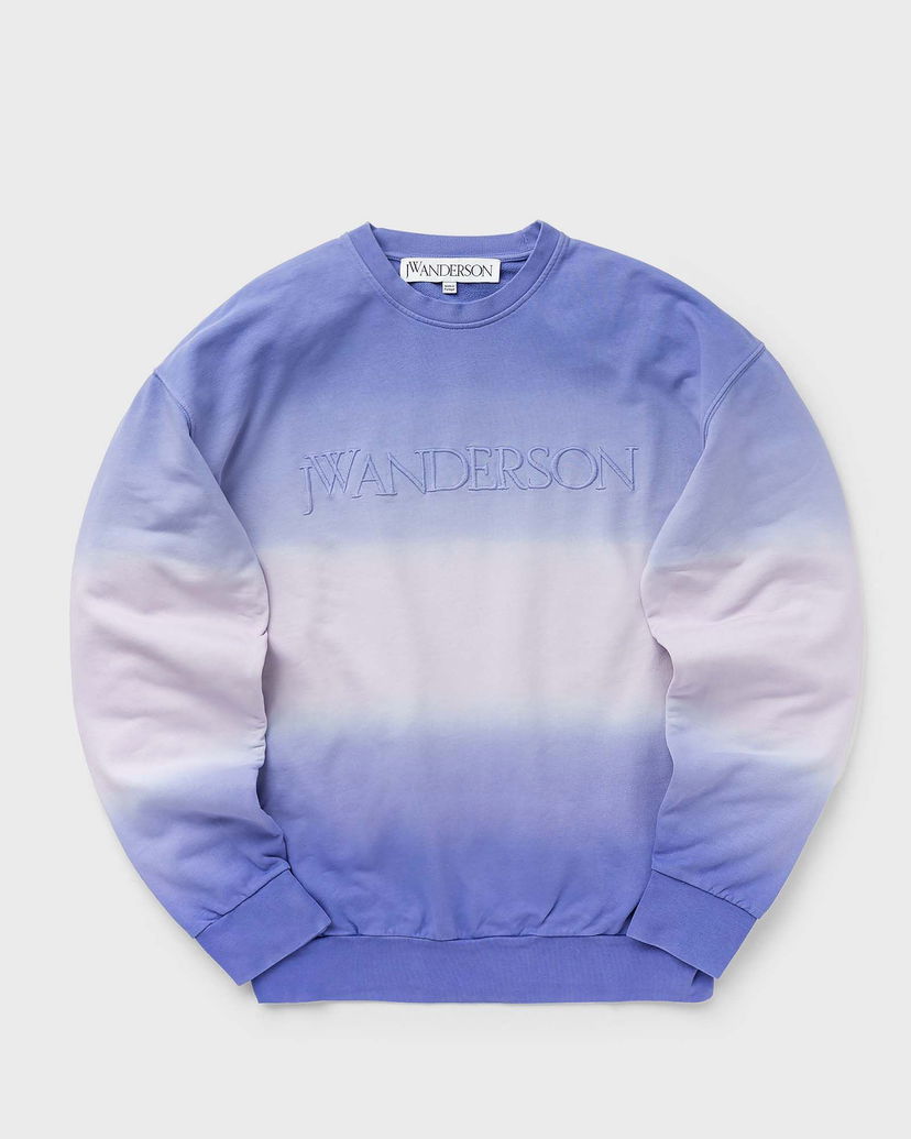 Huppari JW Anderson LOGO EMBROIDERY GRADIENT SWEATSHIRT Sininen | JW0191-PG1632-748
