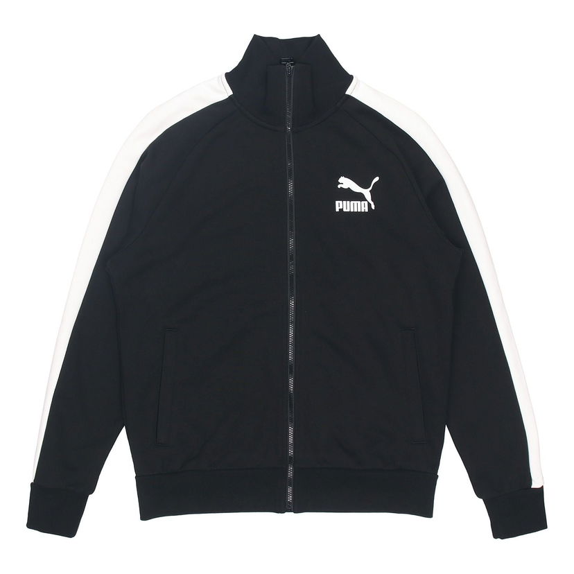 Tuulitakki Puma Classic Stand Collar Splicing Jacket Musta | 532935-01