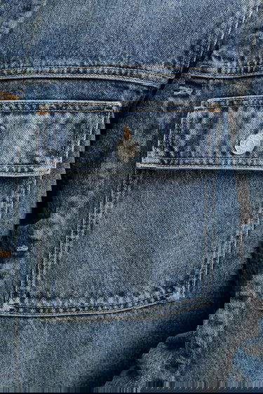 Takki Samsoe Samsoe Samsoe Samsoe SAWESLEY Denim Jacket Sininen | M25100082, 4