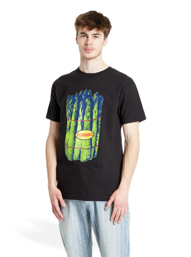 T-paita Pleasures Veggie T-Shirt Musta | P23W049 BLACK