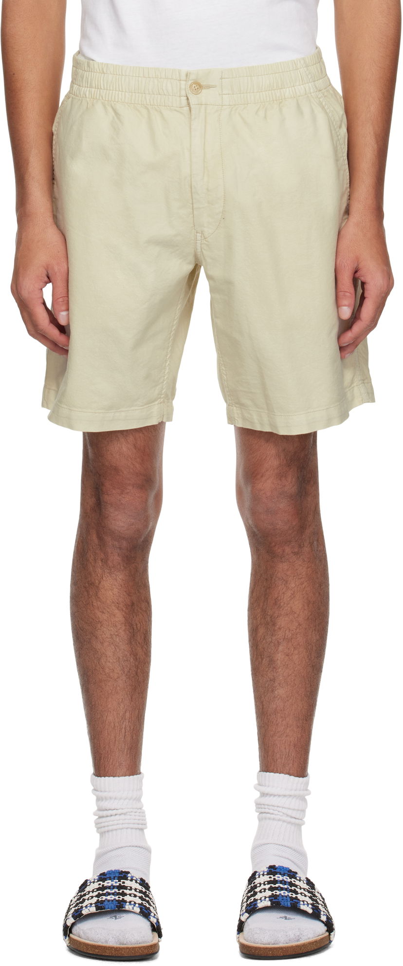 Shortsit Polo by Ralph Lauren Polo Ralph Lauren 8-Inch Polo Prepster Mineral-Dyed Shorts Beige | 710958587003