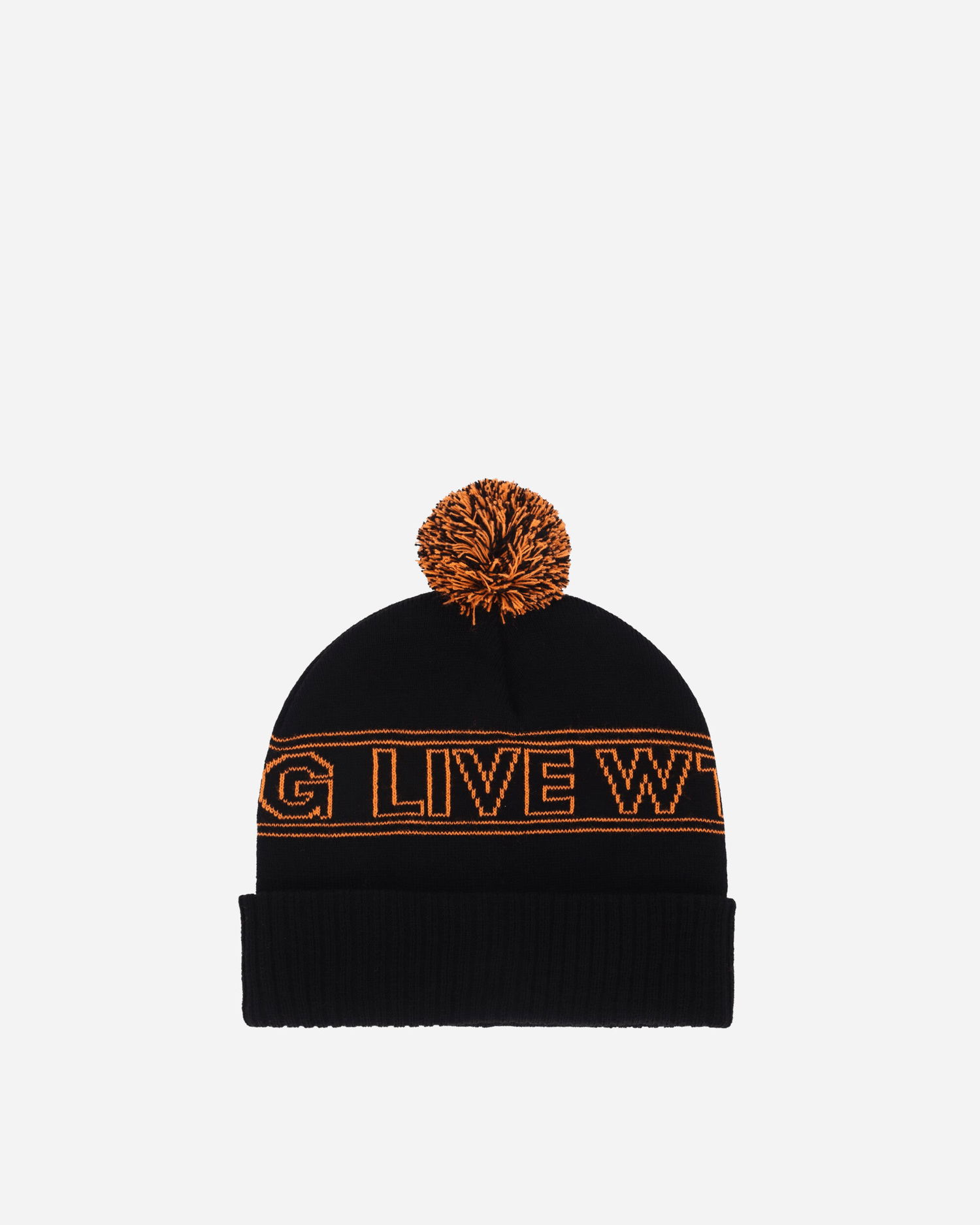 Pipo WTAPS Pom-Pom Beanie with Logo Band Musta | 242MADT-HT03 002, 0
