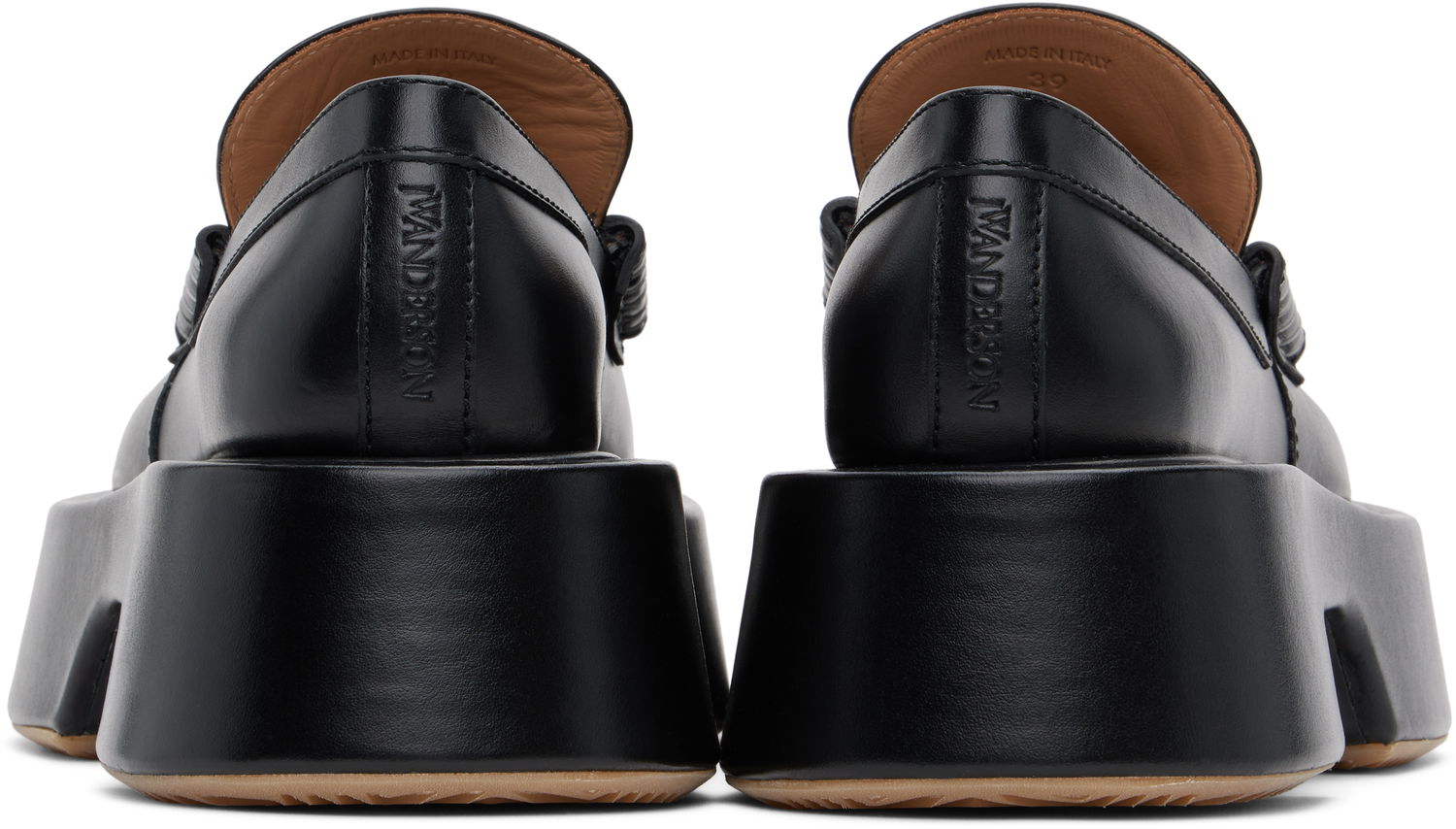 Vaatteet JW Anderson JW Anderson Platform Loafers Musta | FW0168-LA0020, 1