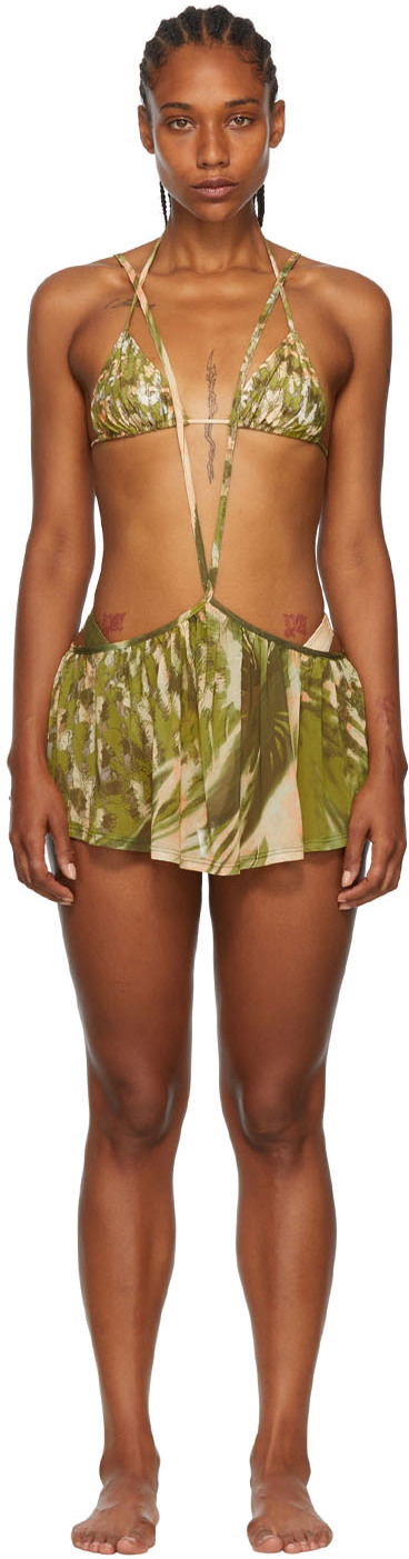 Uimapuvut Collina Strada Collina Strada Exclusive Recycled Nylon Bikini Vihreä | XX2125