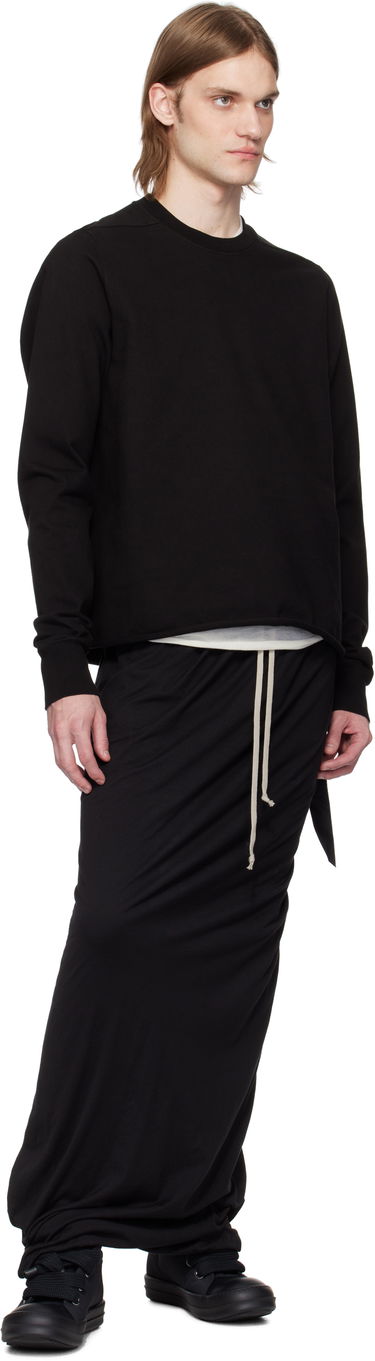 Villapaita Rick Owens Rick Owens DRKSHDW Hollywood Crewneck Sweatshirt Musta | DU01E3279 RIGP, 3