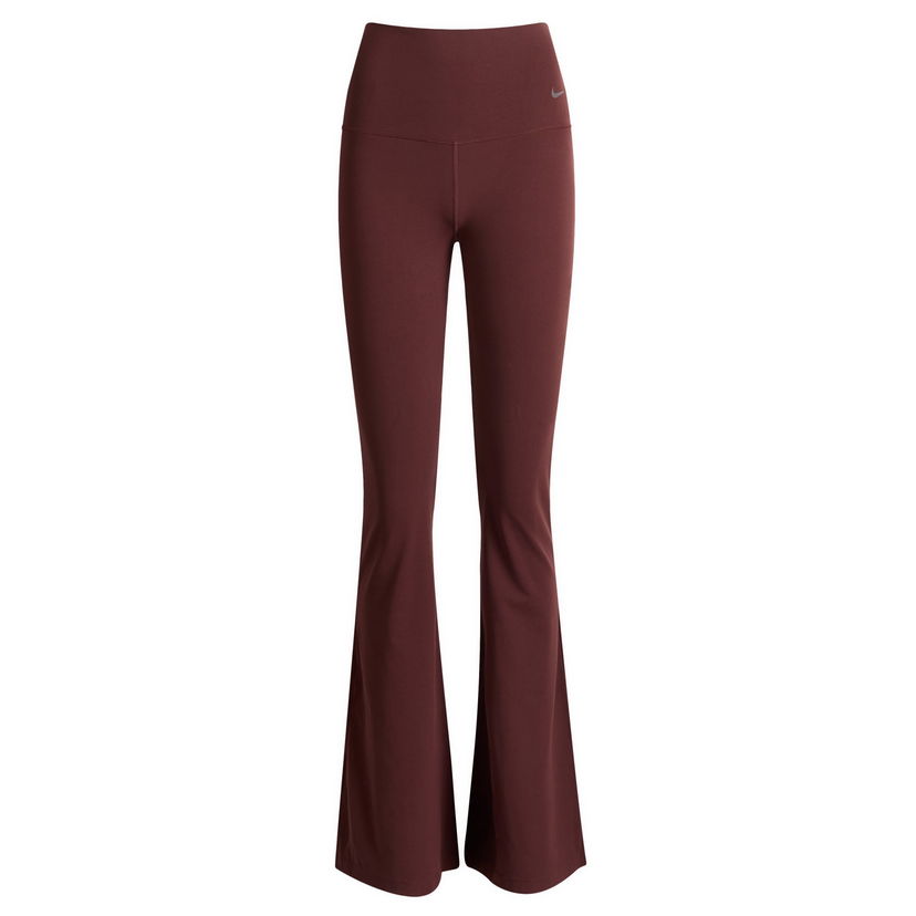 Housut Nike Zenvy High-Waisted Flared Pants, Size X-Small Burgundia | FV7921-652