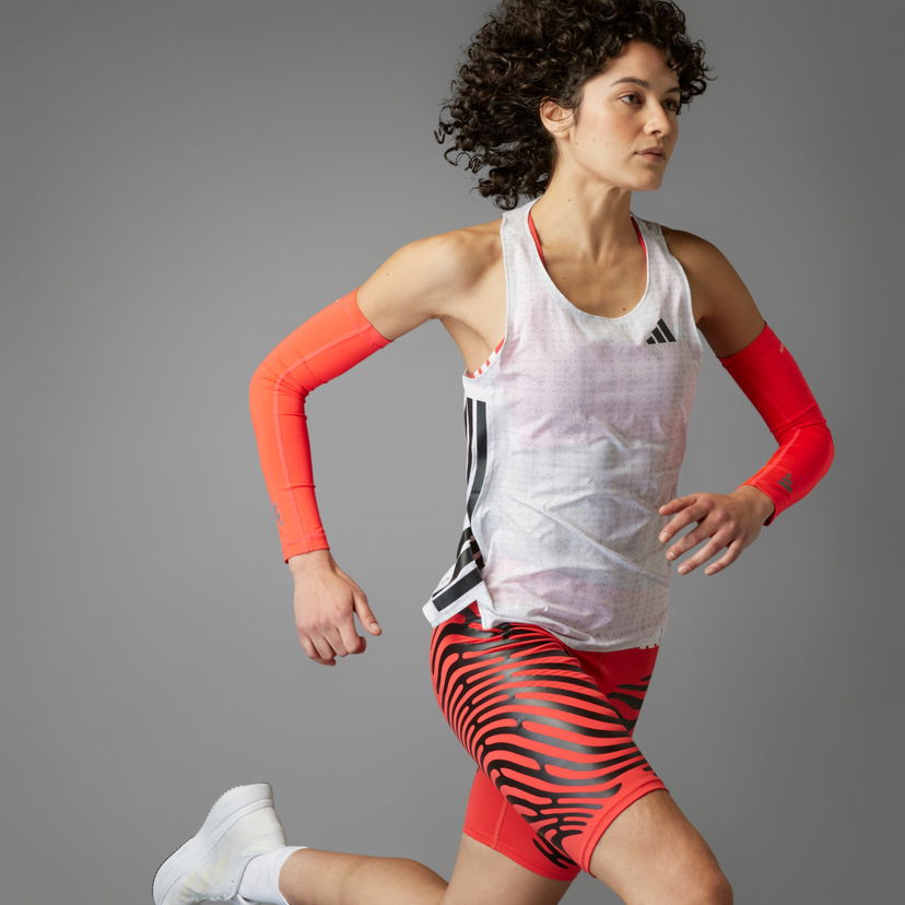 Tankkitoppi adidas Performance Adizero Running Tank Top Valkoinen | JC7667